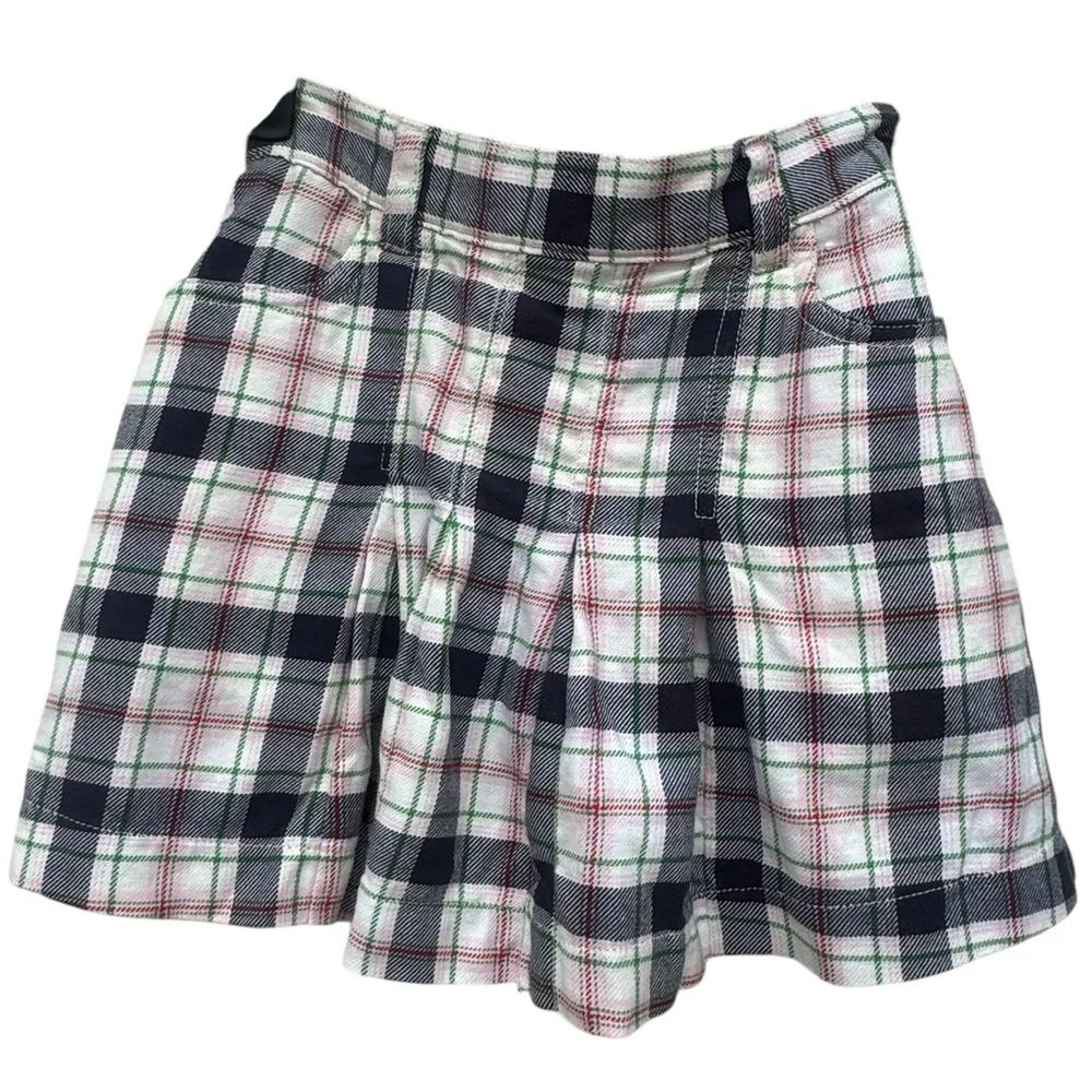 Gymboree Plaid Skirt with Shorts & Pockets size 6